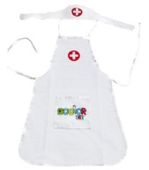 Oblečenie NURSE Woopie Costume Zástera Cap