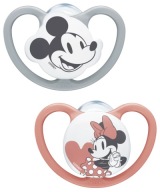 Nuk cumlík 2 ks. Priestor MINNIE 0-6m. disney