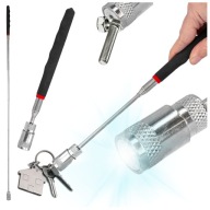 MAGNETICKÝ GRIPPER LED inšpekčný teleskopický magnet 68 cm baterka