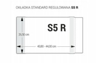 Biurfol S5R nastaviteľný poťah 265mm x 408-440mm