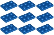 LEGO 3021 TANIER 2x3 modrý NOVINKA (10g) 9 ks.