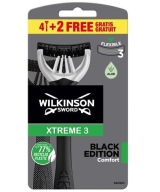 Holiace strojčeky Wilkinson Xtreme 3 Black Edition Comfort 6 ks