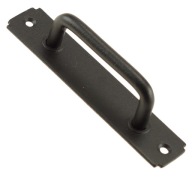 KĽÚČKA NA DVERE ANTÉNY, DEKORATÍVNA ČIERNA 120MM POĽSKO