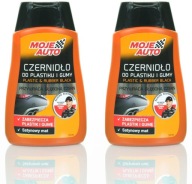 2x ČIERNA PRE PLASTOVÉ A GUMOVÉ MÔJ AUTO