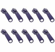 Jazdec na špirálové zipsy 5mm 10ks PURPLE jazdcov