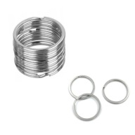 Ploché krúžky na kľúče a kľúčenky Základňa 30mm 10 ks.