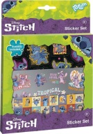Klasické nálepky Totum pre deti Sada 3 listov Disney Stitch