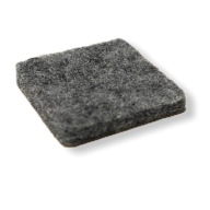 Plsťová podložka s lepidlom, filc 20x20