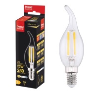 LED žiarovka E14 2W 250lm teplý vláknitý plameň