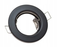 ROUND BLACK halogénové stropné svietidlo pre LED
