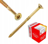 TESÁRSKE SKRUTKY DO DREVA TORX 4x70 KLIMAS KUŽEĽOVÁ HLAVA 200 ks.