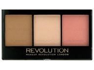 PALETA NA KONTÚROVANIE TVÁRE BRONZER LUSH + REVOLUTION HIGHLIGHTER