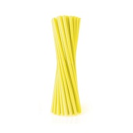 PAPIEROVÉ SLAMKY NA NÁPOJE 19CM ŽLTÉ 10 KS