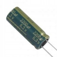 ELEKTROLYT 2200uF/10 V LOW ESR pre 2 ks / 8702