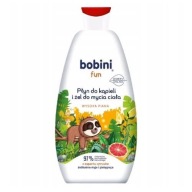 BOBINI FUN Tekutý a umývací gél do kúpeľa pre deti, citrus 500ml