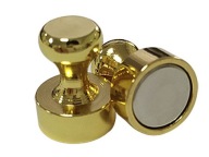 NEODYMOVÝ MAGNET NA CHLADNIČKU, ZLATÝ, 12X16mm