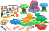 Plastelína dinosaury plastelína 15c