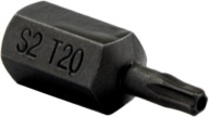 BIT TORX T20 x30mm 10mm S OTVOROM S2