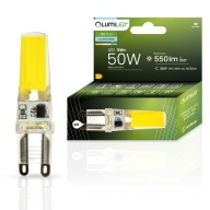 LED KAPSULOVÁ Žiarovka MINI G9 5W = 50W 6500K studená farba COB 230V LUMILED