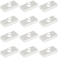 LEGO Plate Mod 1x2 biela 6051511 15573 - 12ks