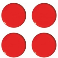 Červené tabuľové magnety 40 mm (4 ks) GM402-C4 T