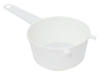 Plastové sitko, cedník, sitko s rukoväťou, 15 cm, HRUBÉ