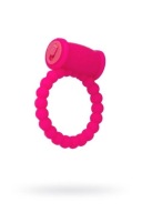 A-TOYS, vibračný krúžok na penis, silikón, ružový, 3,5 cm
