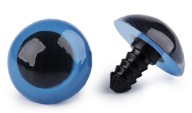 Oči pre hračky maskota 20mm modré - 1 pár
