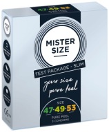 MISTER SIZE Test Pack 47-53 Kondómy 3 ks