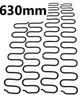 Vlnová pružina ZIG-ZAG A 630mm 1ks posteľ rozťahovací gauč rohová 63 cm