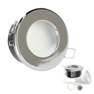 Sada halogénového svietidla LUMO11 chróm + LED GU10 5W neutrálna biela PREMIUM