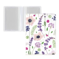 Obal púzdra na doklady a karty mini 7,5x10cm záhradné kvety BIURFOL