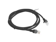 PATCHCORD UTP CAT 6E SIEŤOVÝ KÁBEL 1,5M RJ45 LAN ČIERNA