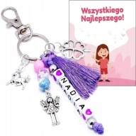 VÍLA NAME KEYRING VIANOČNÉ DIEVČA ĎAKUJEME ZA ŠTUDENTKU