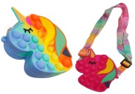 POPIT JEDNOROŽEC TAŠKA 13cm SPÍNA E1357 EMAJ