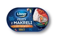 Lisner Filety z makrely so zeleninou 175g NOVÁ CHUŤ