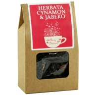 Škorica Jablkový čierny listový čaj 20g
