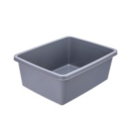 Plastová misa, obdĺžniková vaňa, 8L, šedá