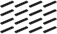 LEGO 3666 TANIER 1x6 čierna NOVINKA (18g) 16 ks.