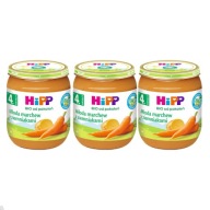 HiPP BIO Mladá mrkva so zemiakmi 3x125g