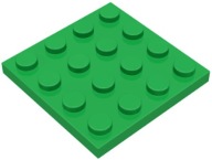LEGO 4X4 ZELENÁ PLATnička Č. 3031 CENA ZA 1 KS