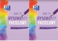 Pastelový blok na kreslenie Oxford A4 10 listov x2