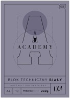 Technický blok A4 10 240g ACADEMY INTERDRUK