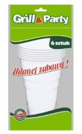 PLASTOVÝ POHÁR NA PIVO 500ML - 6 kusov