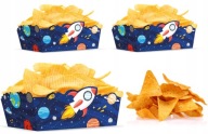 Krabička na chrumky, nachos KOSMOS, 3 ks, narodeniny