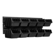 Doska na dielenské náradie 39x13 cm + 10 podnosov