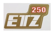 Nálepky nálepka nálepka ETZ 250 KAPA nálepka