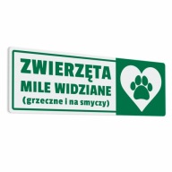 Vitajte zvieratká - nálepka 10x30