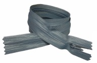 Skrytý zips, pevný grafit 4 22 cm