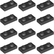 LEGO Tanier 1x2 Čierna 302326 3023 - 12 ks
